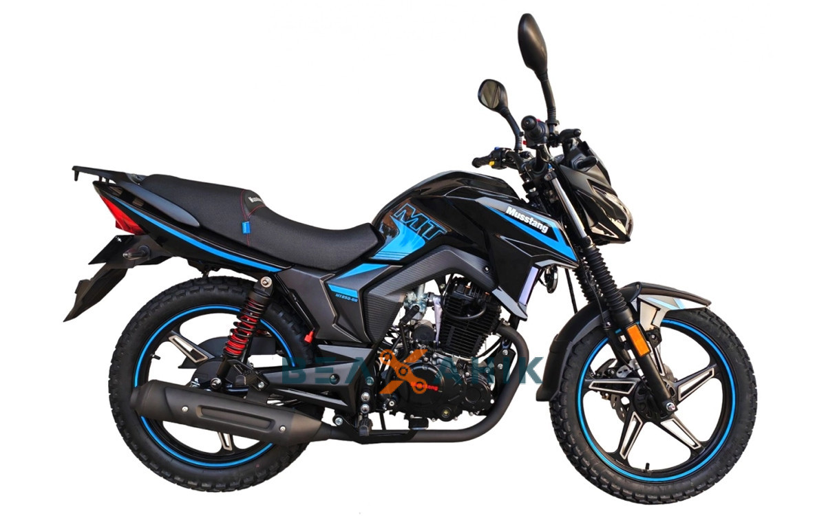 Мотоцикл Musstang MT250-9R REGION 5-rears Black/Blue