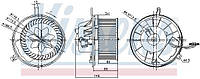 Вентилятор кабины кондиц. VW GOLF (1K1) / AUDI A3 (8P7) 2003-2022 г.