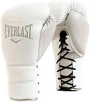 Боксерські рукавиці Everlast Powerlock 2 Pro Lace чорний Уні 14 унцій