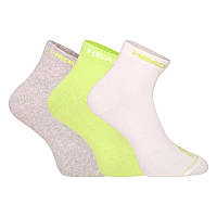 Шкарпетки Head QUARTER 3P UNISEX сірий, зелений, білий Уні 43-46