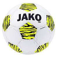 М'яч футбольний Jako Training ball Wild білий, неоновий жовтий, чорний Уні 5