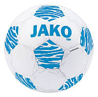 М'яч футбольний Jako Training ball Wild білий, синій Уні 5