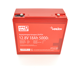 Літій-залізо-фосфатний акумулятор Merlion LiFePO4 for UPS 12.8V 18AH (4S3P/BMS-20A) 5000 циклів