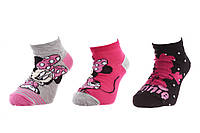 Шкарпетки MINNIE CONTOUR + LUNETTE/MINNIE CONTOUR 3P пурпурний, рожевий, сірий 31-35 арт 83152162-2