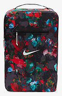 Сумка для взуття Nike NK STASH SHOE BAG - AOP чорний, червоний, синій Уні 23х12,5х35,5 см