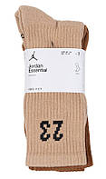 Шкарпетки Nike Nike U J ESSENTIAL CREW 3PR -  144 білий, коричневий, бежевий Уні 38-42