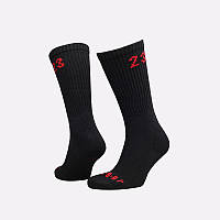Шкарпетки Nike U JORDAN ESSENTIAL CREW 3PR чорний, червоний Уні 42-46