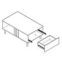 Стіл журнальний в вітальню з ЛДСП та МДФ Madis (Kadis) 100 Perfect Home, фото 4