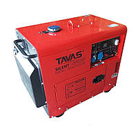 Дизельный генератор TAVAS DG6500SE 5кВт с воздушным охлаждением