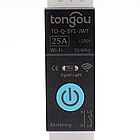 Розумний WiFi автомат 1-25А з моніторингом мережі, на DIN рейку / Однофазний WiFi реле / Розумний авто вимикач, фото 4