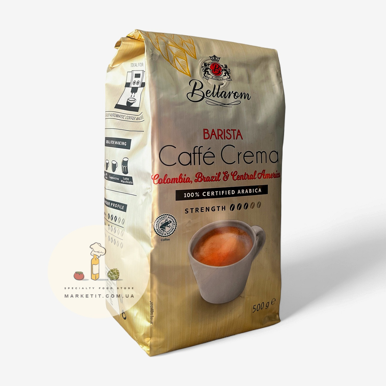 Кава в зернах Bellarom Caffe Crema, 100% Арабіка купаж 500 г., фото 1