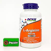 L-Аргинин Now Foods L-Arginine 500 мг 100 кап.