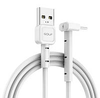 Кабель Golf USB - Type C GC-69 3A 1 метр White (90748) ag