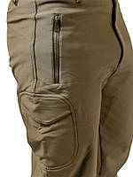 Утепленные тактические штаны Eagle PA-01 Soft Shell на флисе Olive Green ag