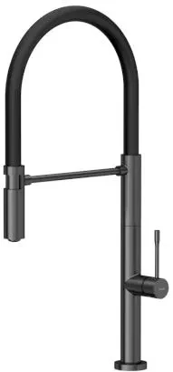 Кухонний змішувач Quadron Margot T-Line SteelQ Pvd Pure Carbon/Nano Miedź 3623502BLMPVDC1, фото 1