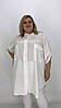 Подовжена туніка - сорочка "Софія" вільного крою 62-64 66-68 70-72 74-76, фото 10