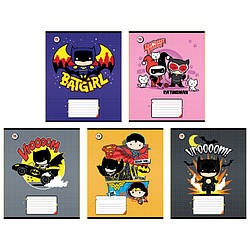 Зошит шкільний Kite DC Comics DC24-234, 12 аркушів, лінія