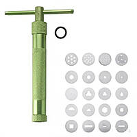 Екструдер гвинтовий для мастики 20 насадок