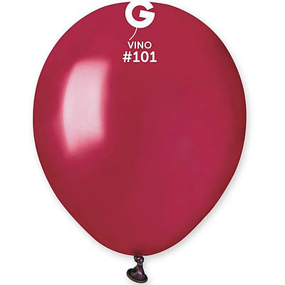 Gemar 5"/101  Пастель Винний Vino Латексные шары  Мін.замовлення 10 шт