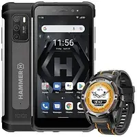 Смартфон myPhone Hammer Iron 4 4/32GB Srebrny + Hammer Watch Plus