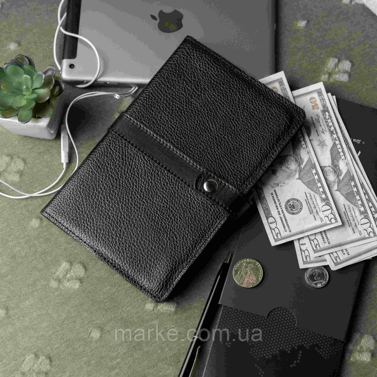 Блокнот шкіряний Betterson Genesis Black чорний (mrk)