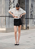 Женские шорты юбка Staff черный цвет для девушки стаф Toyvoo Жіночі шорти спідниця Staff чорний колір для