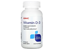 Витамин D-3 GNC Vitamin D-3 1000 IU (25 mcg), 180 таблеток