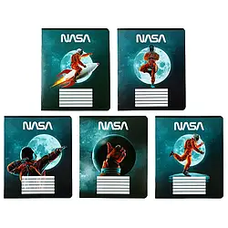 Зошит шкільний Kite NASA NS23-236, 18 аркушів, клітинка