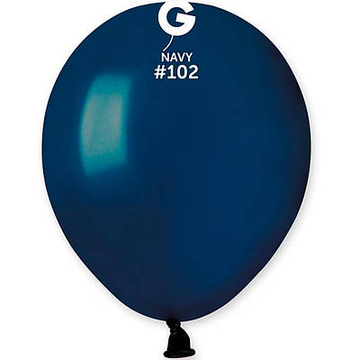 Gemar 5"/102  Пастель Неви Navy Латексные шары  Мін.замовлення 10 шт
