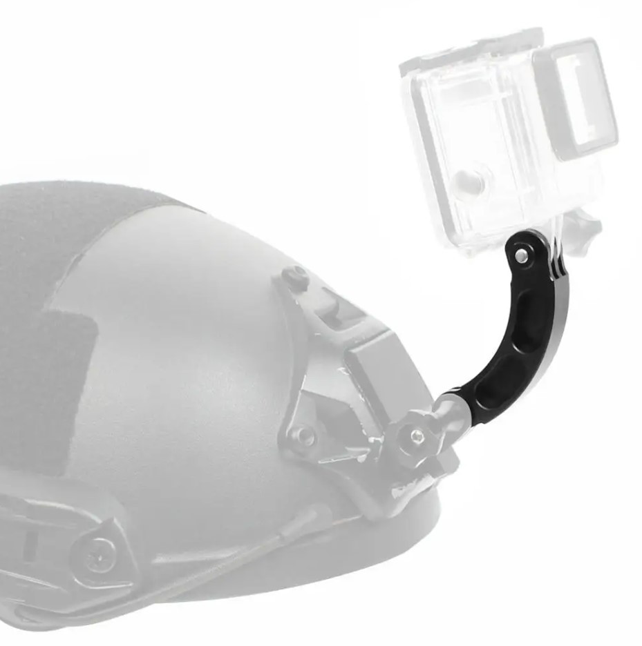 Кріплення на шолом з алюмінієвого сплаву для екшн камер 76*31*19 мм