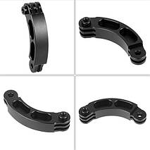 Кріплення на шолом з алюмінієвого сплаву для екшн камер 76*31*19 мм, фото 4