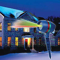 Проєктор новорічний вуличний лазерний Star Shower Motion Laser Light 0556