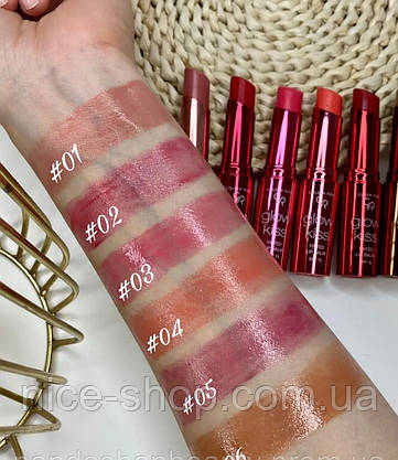 Відтінковий бальзам Golden Rose Glow Kiss Tinted Lip Balm №05, фото 6