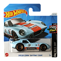 Машинка Хот Вілс 1:64 Shelby Cobra Daytona Coupe колекція HW RACE DAY Hot Wheels Mattel HTC77