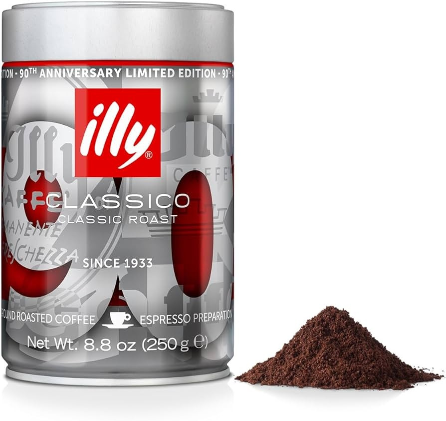 Оригінал! Кава мелена illy classico limited edition 90 per moka (лімітована колекція illy classico moka) 250г Італія (Іллі мока)