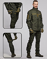 Военные летние брюки реп стоп тактические брюки хаки на липучке качественные штурмовые брюки для всу