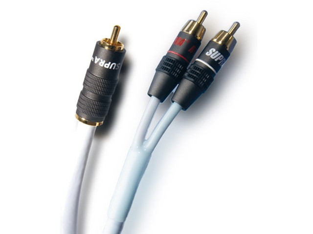 Supra Y-Link 1RCA-2RCA Blue 2m Supra Y-Link 1RCA-2RCA Blue 2m