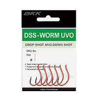 Гачок BKK для дроп шота DSS-Worm UVO #2/0 (A-ES-8345)