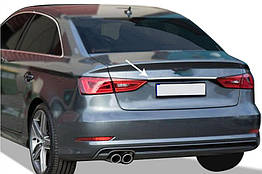 Планка над номером Sedan для Audi A3 Omsa Line Нержавіюча сталь