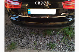 Кромка багажника нерж. Omsa Line для Audi A6 C7 2011-2017 рр. Нержавіюча сталь