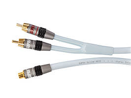 Supra Y-Link 1RCA-2RCA F-M Blue 25cm