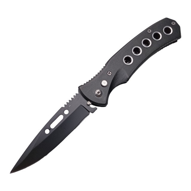 Викидний ніж 7002 з кліпсою 20.5см Black (7_00394)