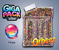 Орбізи, гідрогель, гідрогелеві кульки Orbeez 7-8 мм Giga Pack 50000 шт.