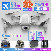 Квадрокоптер дрон L900 PRO - з камерою 4K, HD ESC, FPV, GPS до 1.2 км + 56 хв. (2 акумулятори)