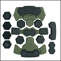 Тактические подушечки в шлемах типа fast, комплектующие для военного шлема, каски противоударные Voїn