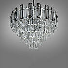 Сучасна кришталева люстра на 11 ламп Е14 колір каркасу хром D-3133/600CH, фото 3