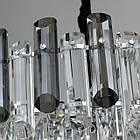 Сучасна кришталева люстра на 11 ламп Е14 колір каркасу хром D-3133/600CH, фото 4