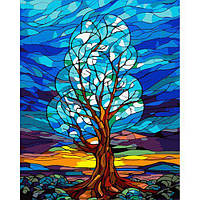 Картина по номерам "Дерево перемен"; проективная картина; Сюжет №2; 40х50 см