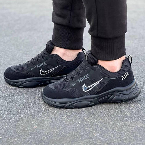 Черные кроссовки найк замшевые мужские Кроссовки Nike летние брендовые ...