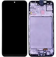Дисплей для Samsung A155/A156/A15/A15 5G 2023 (GH82-33637A) модуль (екран та сенсор) з рамкою, сервісний оригінал, Чорний